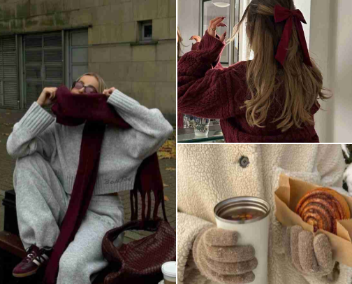 Cozy winter days ❄️ cover photo collage