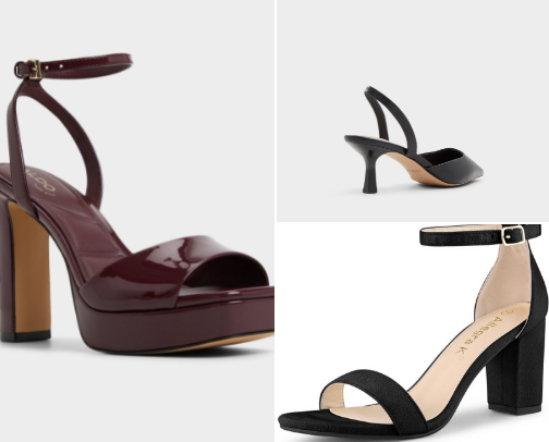 High Heel shoes cover photo collage
