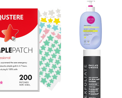 Skincare Products cover photo collage