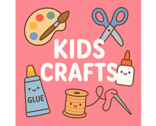 Kids Crafts cover photo collage