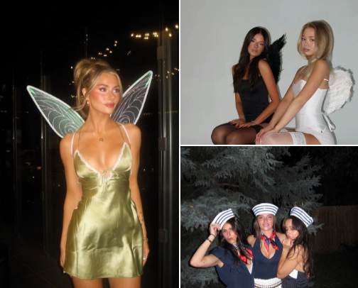 Chic Halloween Outfits cover photo collage
