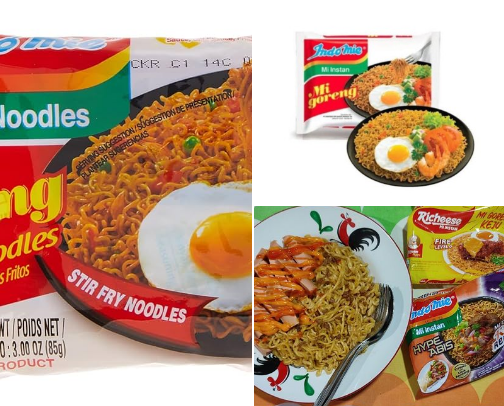 POPULAR INSTANT NOODLES IN INDONESIA cover photo collage