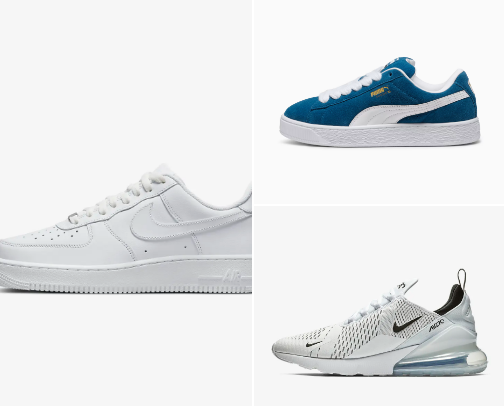 Sneakers cover photo collage