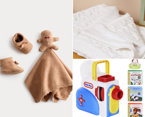 Christmas Gifts for Babies and Toddlers cover photo collage