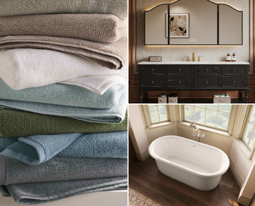 Luxury Bathroom Upgrades cover photo collage
