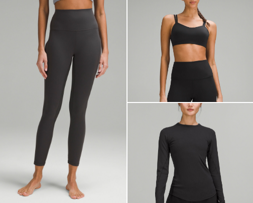 best items from lululemon!! cover photo collage