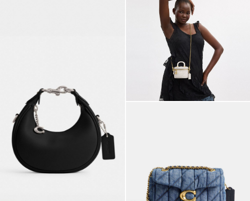 In a world of bags choose Coach cover photo collage
