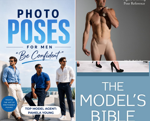 Books; for Models and Photographers, to learn and practice, their craft. cover photo collage