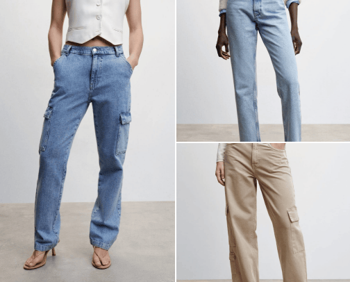 Jeans cover photo collage