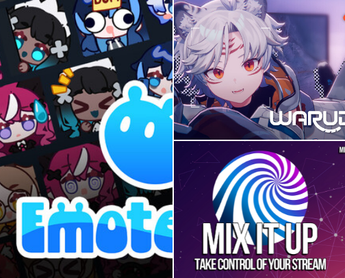 Software for Vtubers, Streamers, and Content Creators cover photo collage