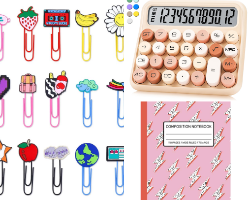 Back To School Supplies: But Make It Cute cover photo collage