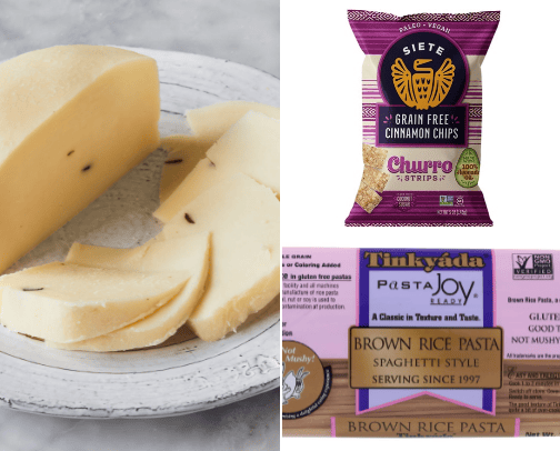 Gluten & dairy free products cover photo collage