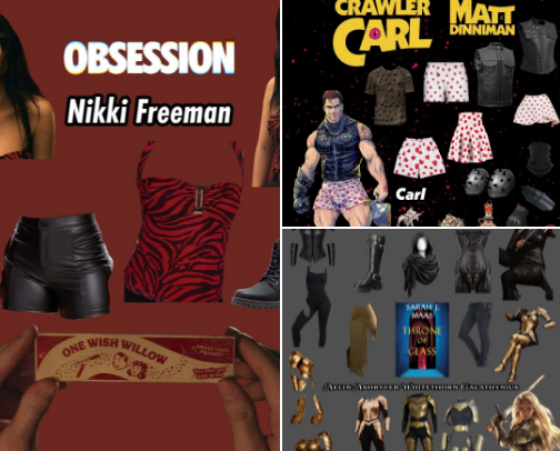Costumes 🖤 cover photo collage