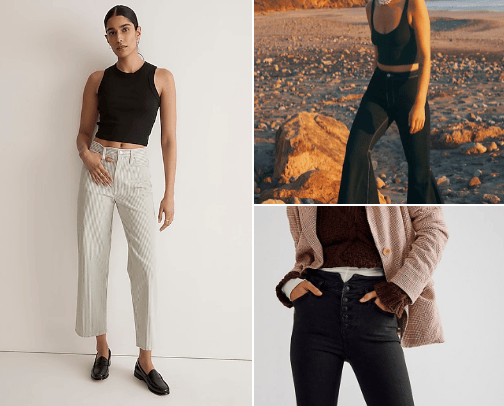 Jeans cover photo collage