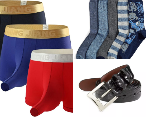 Men's lit clothing line cover photo collage