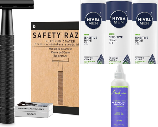 Baldies Scalp Care cover photo collage