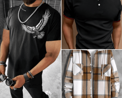 Shein Men cover photo collage