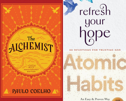 Life-Changing self-help books that actually work. cover photo collage