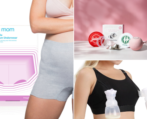 Postpartum and newborn must haves cover photo collage