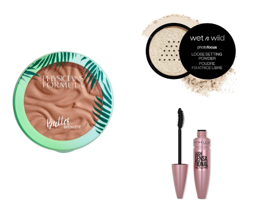 Affordable makeup recs cover photo collage