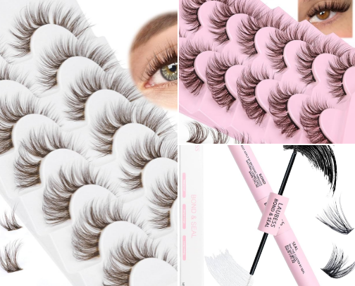 DIY Cluster Lashes cover photo collage