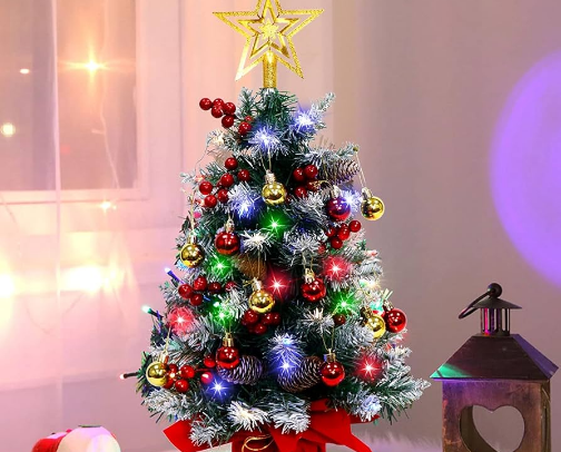 Mini Christmas tree cover photo collage