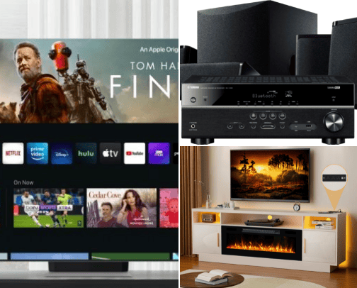 SAMSUNG TV'S cover photo collage