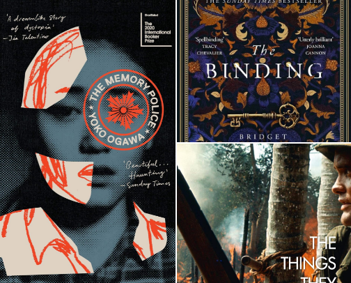 Novels about memory cover photo collage