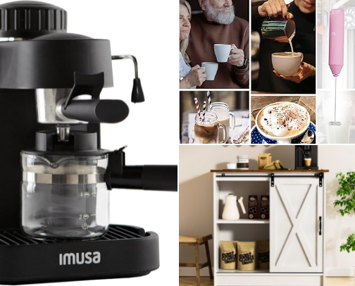 What you’ll find in my Coffee Bar☕️ cover photo collage