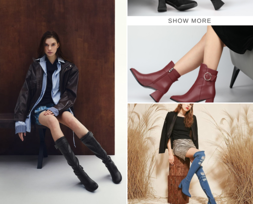 Sole Obsessed: 17 Boots for Every Mood: 🕶️👢Pink, Black, Dark brown, blue, white, dark green, yellow. Knee-High & Unique Boots✨ cover photo collage