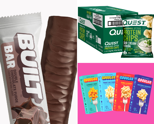 High Protein Snacks cover photo collage