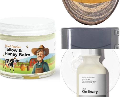 Skincare for dry, sensitive skin cover photo collage