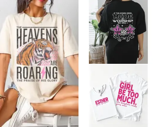 100 pieces of Christian Apparel I recommend cover photo collage