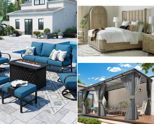 The “We Finally Escaped Winter” Collection From Buffalo to Florida: My Favorite New House Finds Room by Room cover photo collage