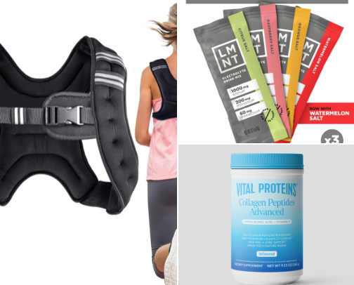 Stuff I actually like & use for health & wellness cover photo collage