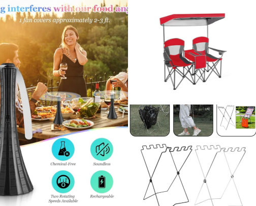 Summer Time Travel/Picnic Essentials 🌞 cover photo collage