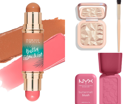 summer makeup favorites ☀️💄 cover photo collage