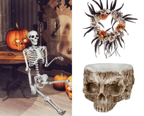 Haunted Home: A Spooktacular Curation of the Coolest Halloween Decor cover photo collage