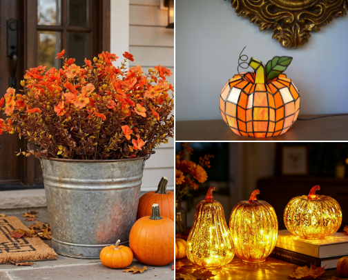 Cozy Fall Decor🍂 cover photo collage