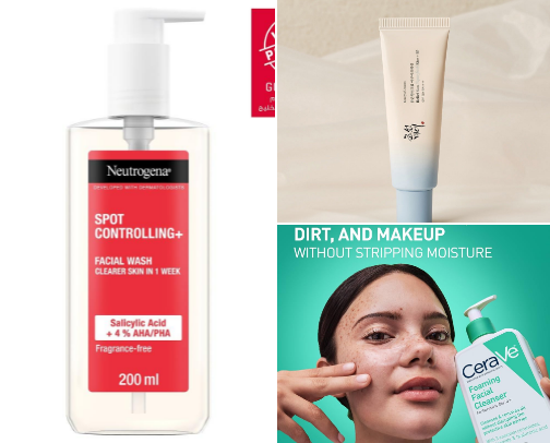 Skincare Essentials for My Mixed/Oily & Sensitive Skin cover photo collage