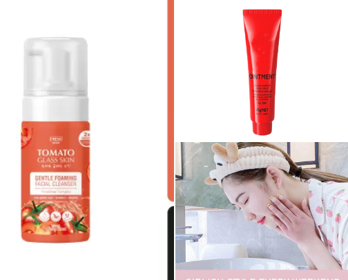 "Glow Up: My Must-Have Skincare Routine Before Makeup" cover photo collage