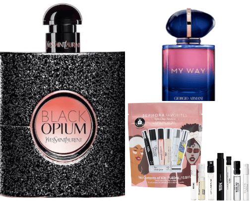 Parfums cover photo collage