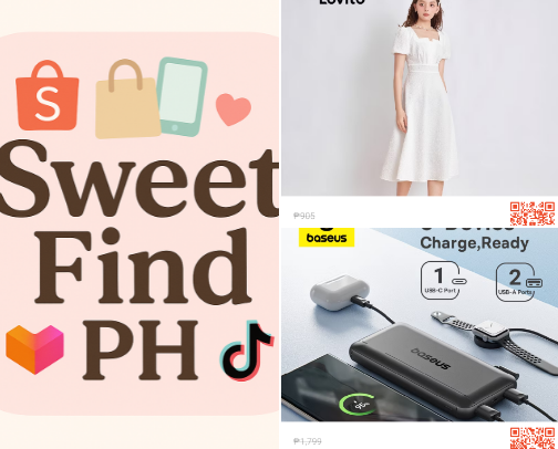 Sweet Finds Ph--Shopee & Lazada  Deals cover photo collage