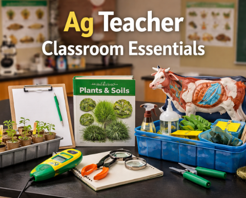 Ag Teacher Classroom ESSENTIALS 🏫📚 cover photo collage