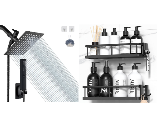 Bathroom Transformation cover photo collage