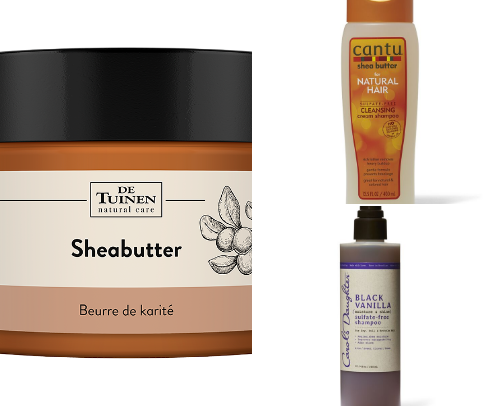Best Products for Thick, Dry & Tangled 4C Hair☺️✨✨ cover photo collage