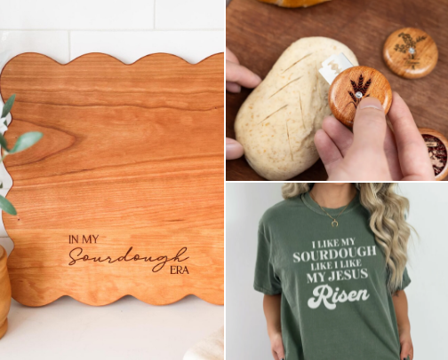 Cute sourdough gifts 🎁🍞 cover photo collage