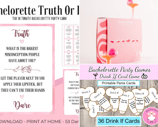 Bachelorette Party Ideas cover photo collage