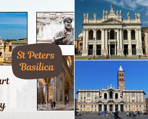 Rome Catholic Pilgrimage: My Favorite Holy Sites, Hotels & Places to Eat cover photo collage