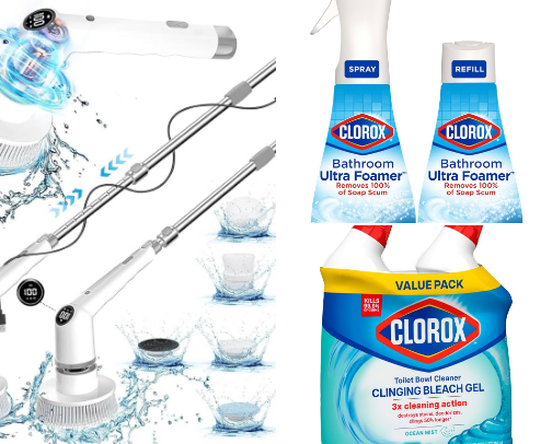 Cleaning cover photo collage